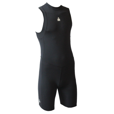 Ironman Trisuit back zip ärmellos B9 Schwarz Herren