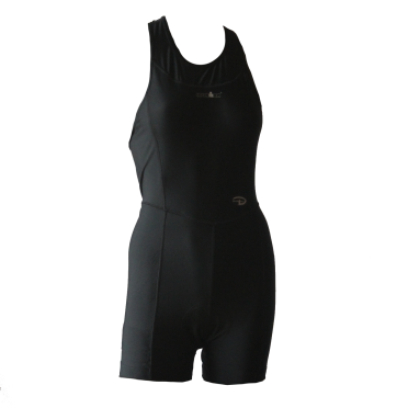 Ironman Trisuit ärmellos open back Duofold Schwarz Damen