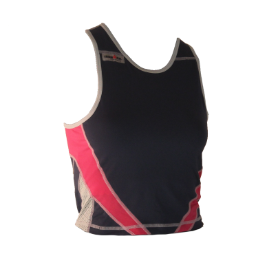 Ironman Tri top ärmellos Extreme Blau/Rosa Damen 