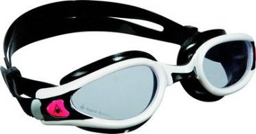 Aqua Sphere Kaiman EXO Lady klare Linse Schwimmbrille Schwarz/Weiß
