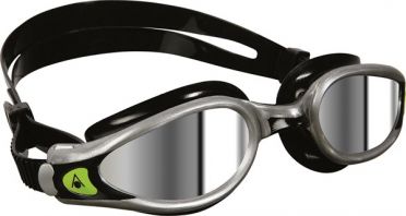 Aqua Sphere Kaiman EXO Spiegellinse Schwimmbrille Schwarz/Silber