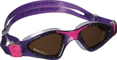 Aqua Sphere Kayenne Lady polarisierte Linse Schwimmbrille Lila