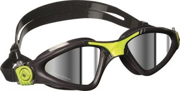 Aqua Sphere Kayenne Spiegellinse Schwimmbrille Grau/Lime