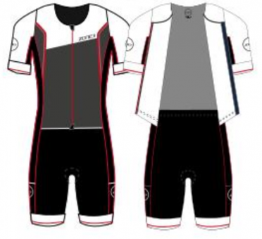 Zone3 Lava long distance FZ Kurzarm trisuit Herren