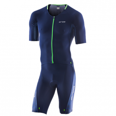 Orca 226 Perform race Kurzarm trisuit Blau/Grün Herren