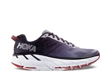 Hoka One One Clifton 6 Laufschuhe Lila/Weiß Herren