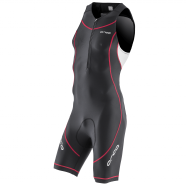 Orca Core basic race Ärmellos trisuit Schwarz/Weiß/Rot Herren