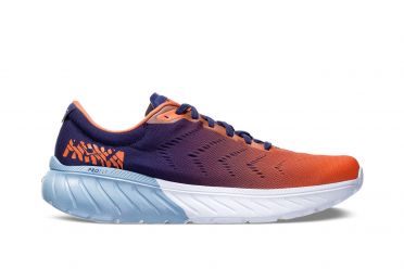Hoka One One Mach 2 Laufschuhe Blau/Orange Herren