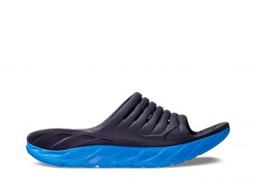 Hoka One One ORA Recovery Slide Blau Herren