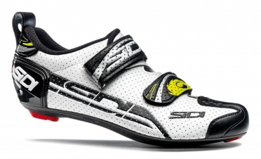 Sidi T4 Air Carbon Composite Triathlonschuh Weiß/Schwarz Herren