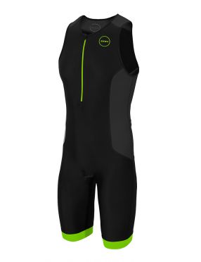 Zone3 Aquaflo plus Ärmellos Trisuit Schwarz Herren 