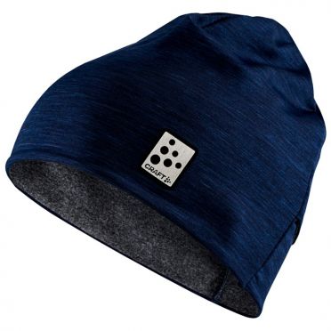 Craft Microfleece ponytail Mütze Blau 