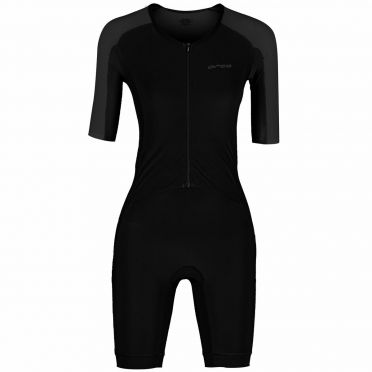 Orca Athlex Aero race trisuit kurzarm Schwarz/Silber Damen 