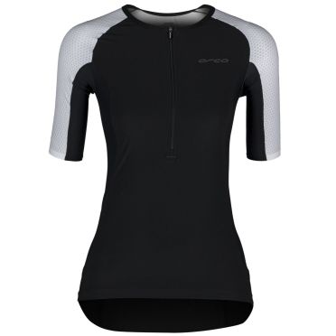 Orca Athlex tri top kurzarm Schwarz/Weiss Damen 