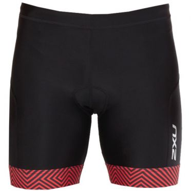 2XU Perform 7" Tri shorts Schwarz/Rot Heren
