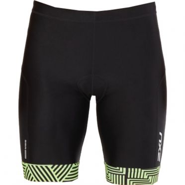 2XU Perform 9" Tri shorts Schwarz/Grün Heren