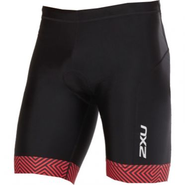 2XU Perform 9" Tri shorts Schwarz/Rot Heren