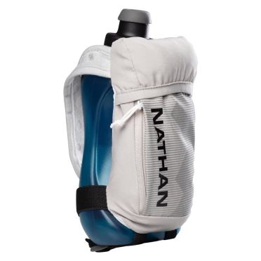 Nathan Quick Squeeze 18oz vapor Trinkflasche grau 