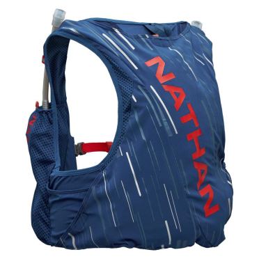 Nathan Pinnacle Trinkrucksack 4L Blau/Rot Unisex 