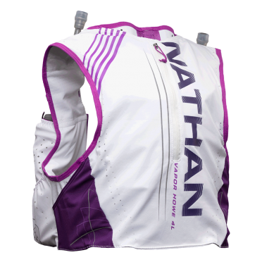 Nathan VaporHowe2 Rucksack + Trinksystem 4L Weiß/Lila Damen 