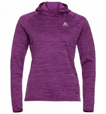 Odlo Run Easy Warm Millennium Element Laufshirt Langarm Rosa Damen