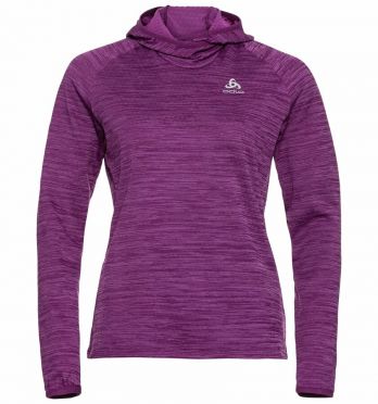 Odlo Run Easy Warm Millennium Element Laufshirt Langarm Rosa Damen 