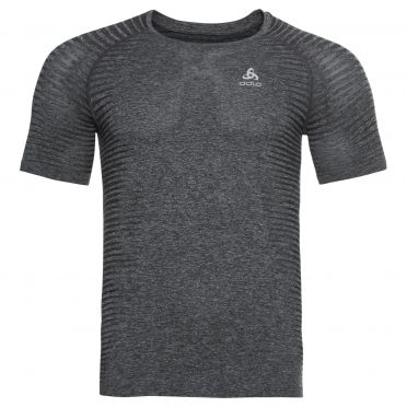 Odlo Essential Seamless Laufshirt Kurzarm Grau Herren
