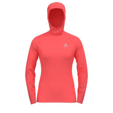 Odlo Zeroweight Ceramiwarm Laufshirt Langarm Rosa Damen
