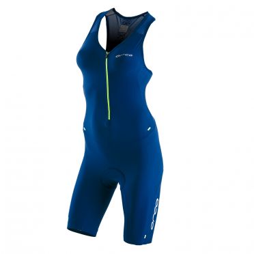 Orca 226 Kompress race trisuit ärmellos Blau Damen