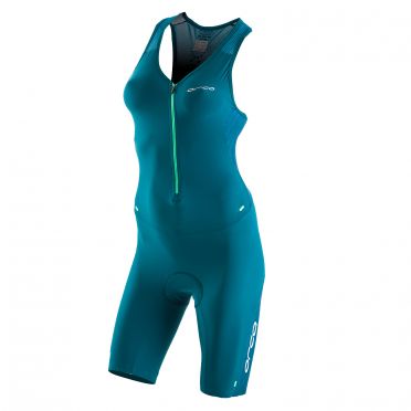 Orca 226 Kompress race trisuit ärmellos Blau Damen Kopie