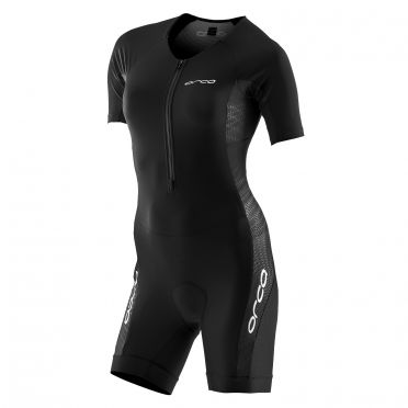 Orca Core Aero Race Trisuit Kurzen Ärmel Schwarz Damen
