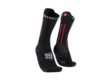 Compressport Pro racing v4.0 ultralight high cut Radsocken Schwarz 