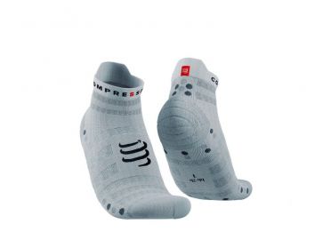 Compressport Pro racing v4.0 low cut Laufsocken Weiss 