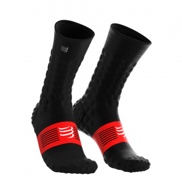 Compressport Pro Racing V3.0 winter Laufsocken Schwarz