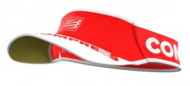 Compressport Ultralight Laufvisor Rot 