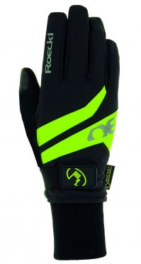 Roeckl Rocca GTX Winter Radhandschuh Schwarz/Gelb Unisex
