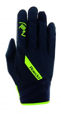 Roeckl Renon Winter Radhandschuh Schwarz/Gelb Unisex