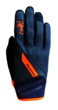Roeckl Renon Winter Radhandschuh Schwarz/Orange Unisex