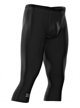 Compressport Under control pirate 3/4 Compression Laufhose Schwarz Unisex