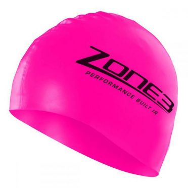 Zone3 Silikon Badekappe Rosa