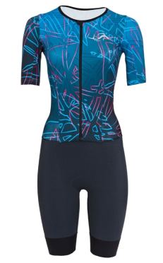 Sailfish Aerosuit perform trisuit kurzarm Anthraciet Damen 