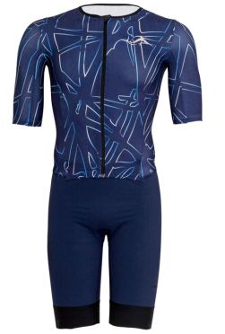 Sailfish Aerosuit perform trisuit kurzarm Dunkelblau Herren 