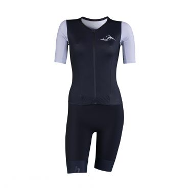 Sailfish Aerosuit perform trisuit kurzarm Schwarz Damen 