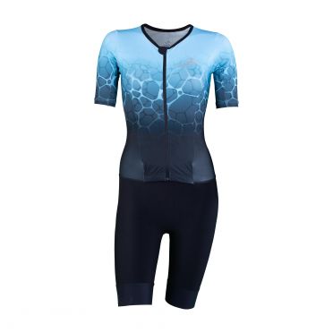 Sailfish Aerosuit perform trisuit kurzarm Blau Damen 