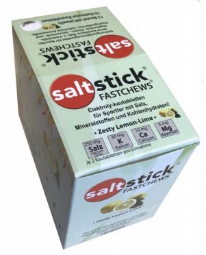 Saltstick Fastchews Brett Zitrone 12 x 10 Stück