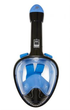 Sea Turtle Flex deluxe Full face Schnorchelmaske Schwarz/Blau
