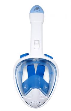 Sea Turtle Flex deluxe Full face Schnorchelmaske Weiß/Blau