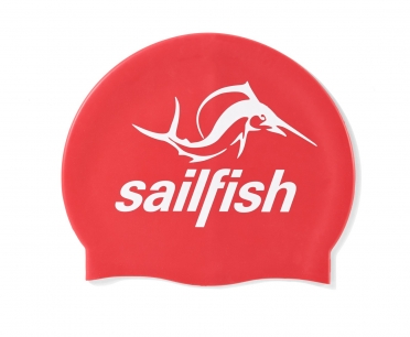 Sailfish Silikon Badekappe Rot 