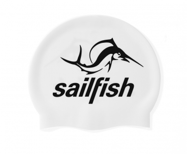 Sailfish Silikon Badekappe Weiß 