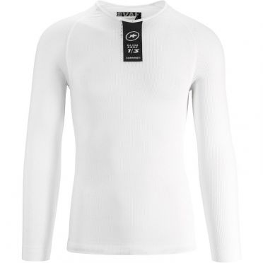 Assos Skinfoil LS Summer Langarm Unterhemd Weiß Unisex